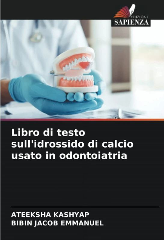 Libro di testo sull'idrossido di calcio usato in odontoiatria