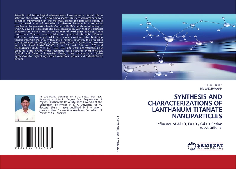SYNTHESIS AND CHARACTERIZATIONS OF LANTHANUM TITANATE NANOPARTICLES: Influence of Al+3, Eu+3 / Gd+3 Cation substitutions - Image 1