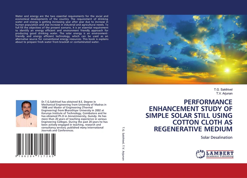 PERFORMANCE ENHANCEMENT STUDY OF SIMPLE SOLAR STILL USING COTTON CLOTH AS REGENERATIVE MEDIUM: Solar Desalination