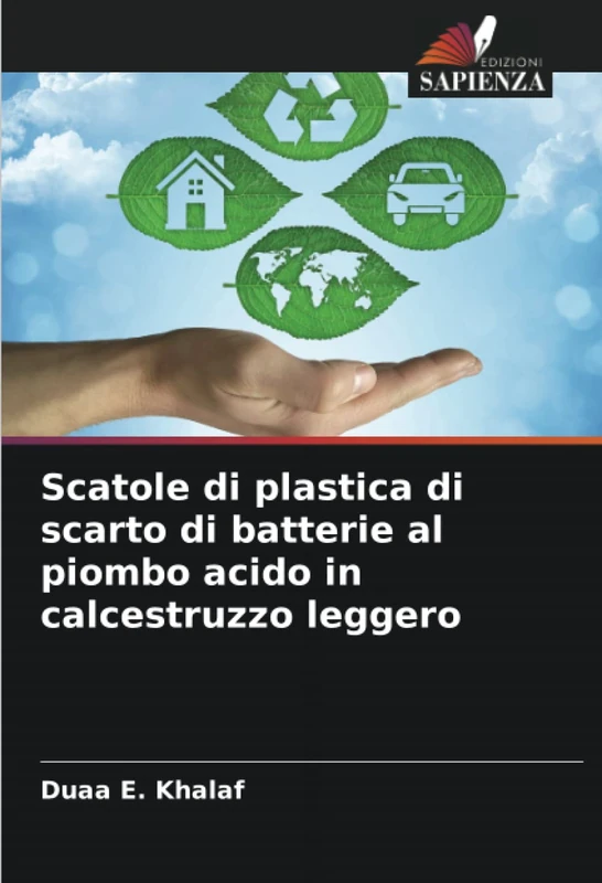 Scatole di plastica di scarto di batterie al piombo acido in calcestruzzo leggero
