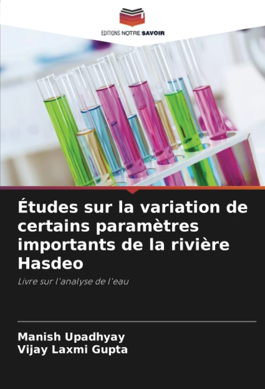 Études sur la variation de certains paramètres importants de la rivière Hasdeo: Livre sur l'analyse de l'eau - Image 1