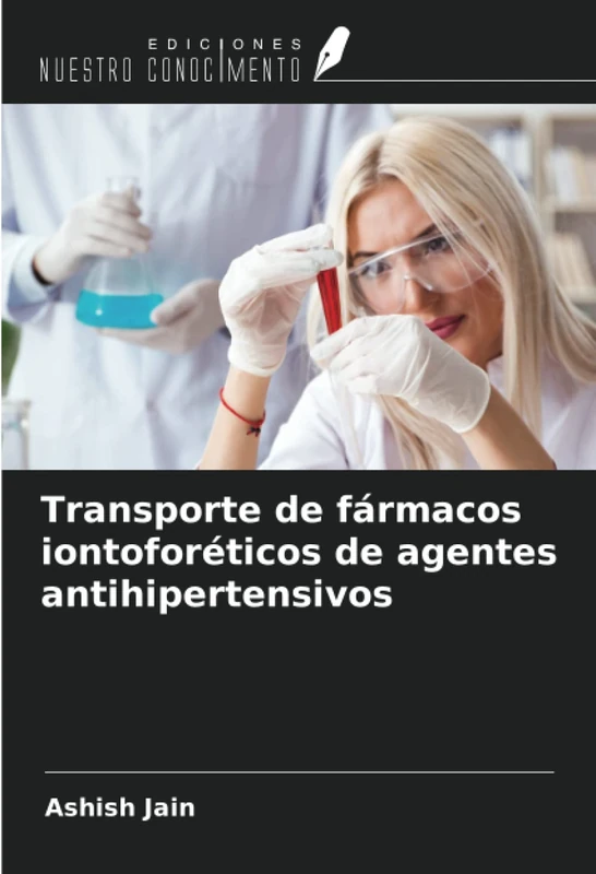 Transporte de fármacos iontoforéticos de agentes antihipertensivos