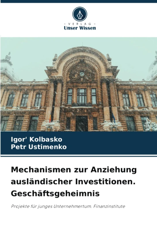 Mechanismen zur Anziehung ausländischer Investitionen. Geschäftsgeheimnis: Projekte für junges Unternehmertum. Finanzinstitute