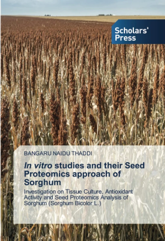 In vitro studies and their Seed Proteomics approach of Sorghum: Investigation on Tissue Culture, Antioxidant Activity and Seed Proteomics Analysis of Sorghum (Sorghum Bicolor L.) - Image 1
