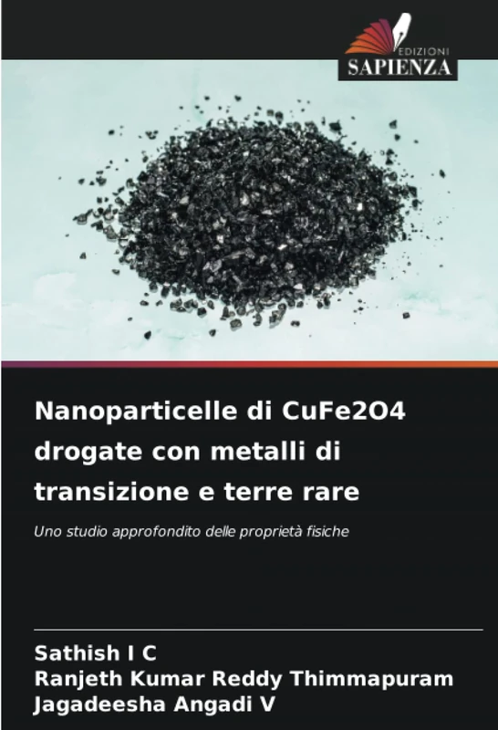 Nanoparticelle di CuFe2O4 drogate con metalli di transizione e terre rare: Uno studio approfondito delle proprietà fisiche