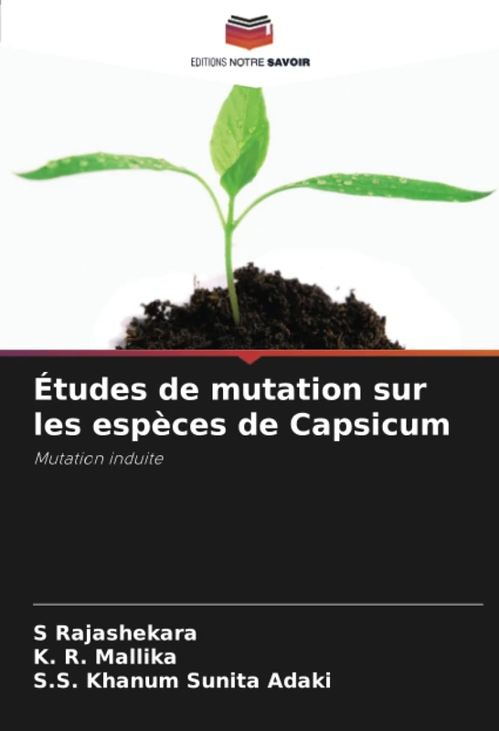 Études de mutation sur les espèces de Capsicum: Mutation induite