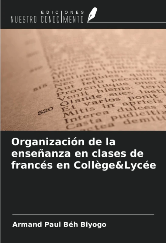 Organización de la enseñanza en clases de francés en Collège&Lycée