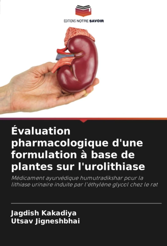 Évaluation pharmacologique d'une formulation à base de plantes sur l'urolithiase: Médicament ayurvédique humutradikshar pour la lithiase urinaire induite par l'éthylène glycol chez le rat - Image 1