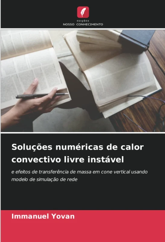 Soluções numéricas de calor convectivo livre instável: e efeitos de transferência de massa em cone vertical usando modelo de simulação de rede