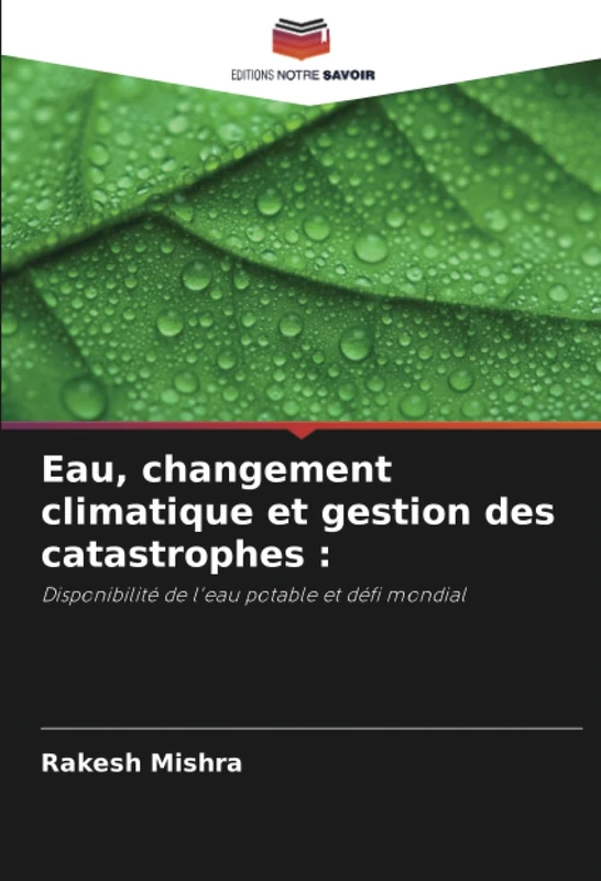 Eau, changement climatique et gestion des catastrophes :: Disponibilité de l'eau potable et défi mondial