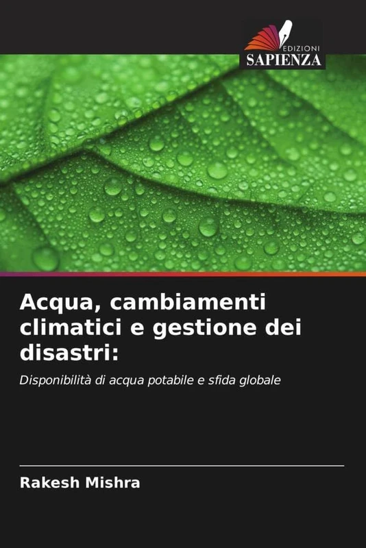 Acqua, cambiamenti climatici e gestione dei disastri:: Disponibilità di acqua potabile e sfida globale