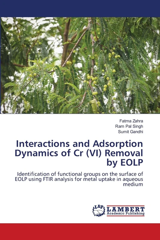 Interactions and Adsorption Dynamics of Cr (VI) Removal by EOLP: Identification of functional groups on the surface of EOLP using FTIR analysis for metal uptake in aqueous medium - Image 1