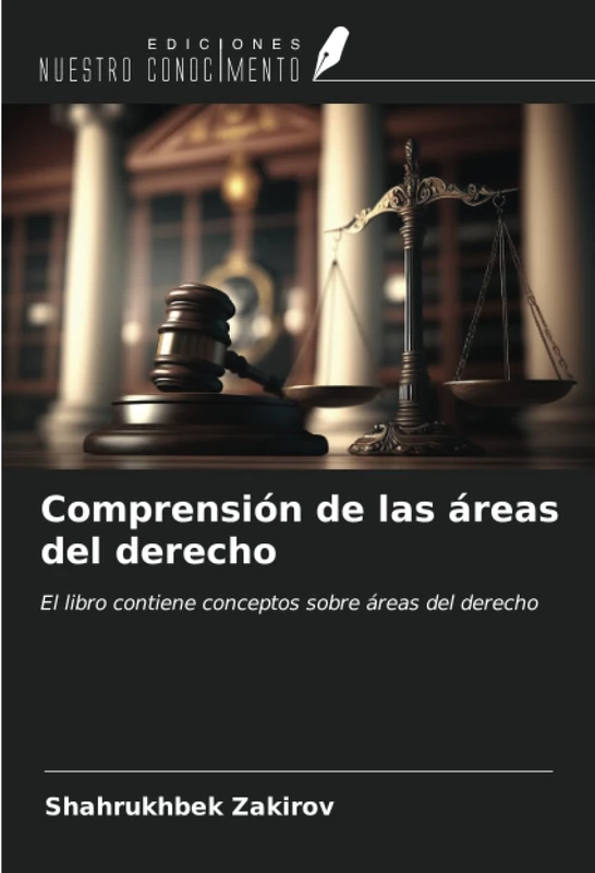 Comprensión de las áreas del derecho: El libro contiene conceptos sobre áreas del derecho