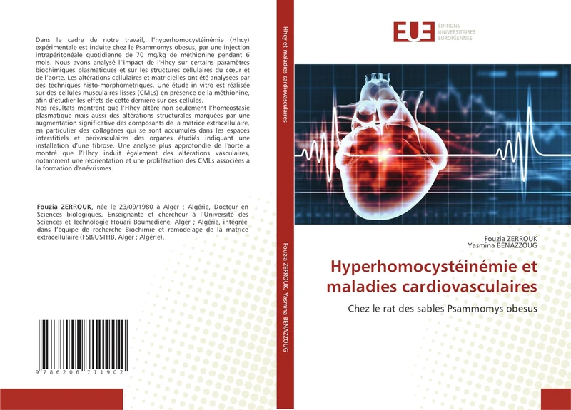 Hyperhomocystéinémie et maladies cardiovasculaires: Chez le rat des sables Psammomys obesus
