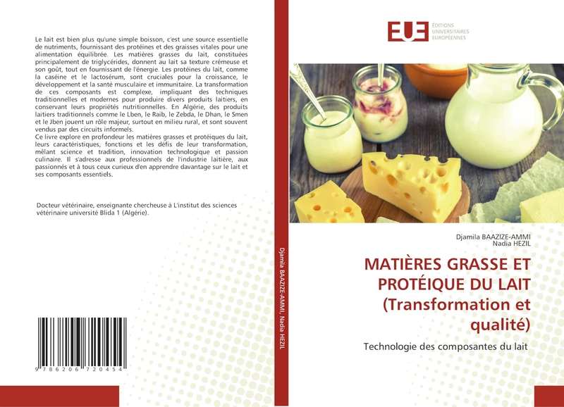 MATIÈRES GRASSE ET PROTÉIQUE DU LAIT (Transformation et qualité): Technologie des composantes du lait