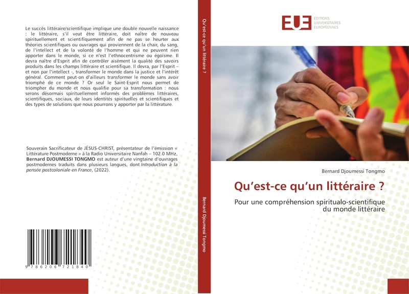 Qu'est-ce qu'un littéraire ?: Pour une compréhension spiritualo-scientifique du monde littéraire - Image 1