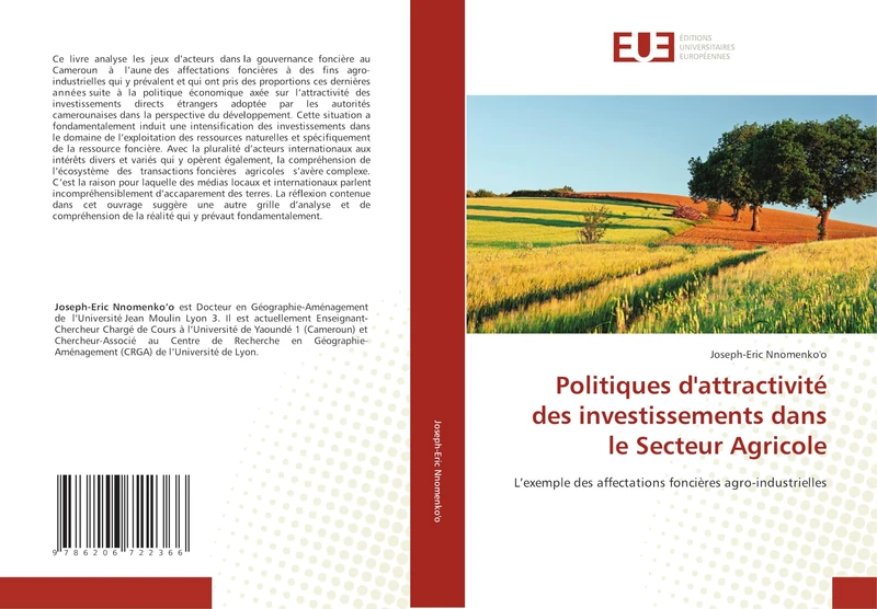 Politiques d'attractivité des investissements dans le Secteur Agricole: L'exemple des affectations foncières agro-industrielles