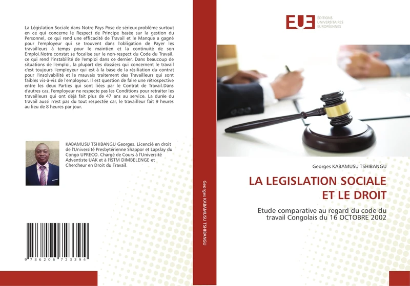 LA LEGISLATION SOCIALE ET LE DROIT: Etude comparative au regard du code dutravail Congolais du 16 OCTOBRE 2002 - Image 1