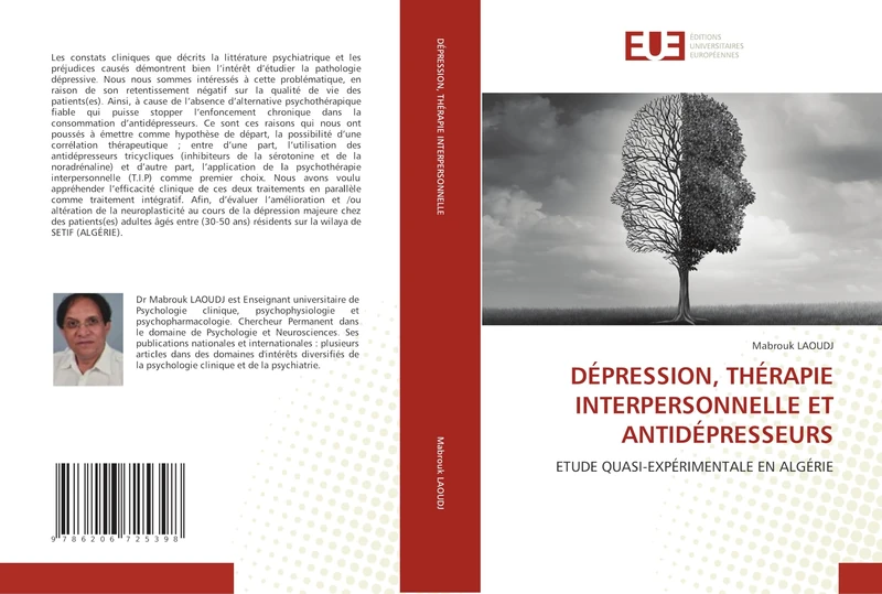 DÉPRESSION, THÉRAPIE INTERPERSONNELLE ET ANTIDÉPRESSEURS: ETUDE QUASI-EXPÉRIMENTALE EN ALGÉRIE - Image 1