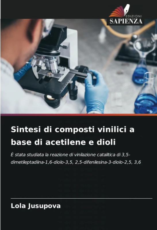 Sintesi di composti vinilici a base di acetilene e dioli: È stata studiata la reazione di vinilazione catalitica di 3,5-dimetileptadiina-1,6-diolo-3,5, 2,5-difenilesina-3-diolo-2,5, 3,6