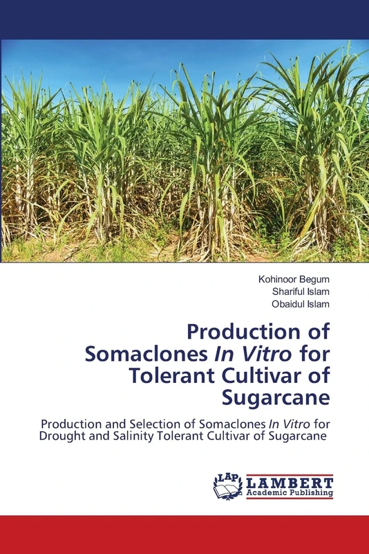 Production of Somaclones In Vitro for Tolerant Cultivar of Sugarcane: Production and Selection of Somaclones In Vitro for Drought and Salinity Tolerant Cultivar of Sugarcane