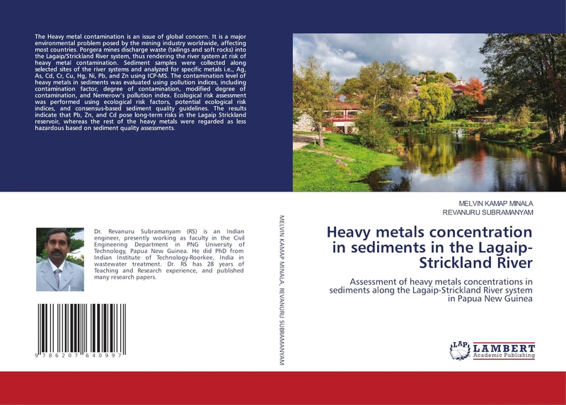 Heavy metals concentration in sediments in the Lagaip-Strickland River: Assessment of heavy metals concentrations in sediments along the Lagaip-Strickland River system in Papua New Guinea
