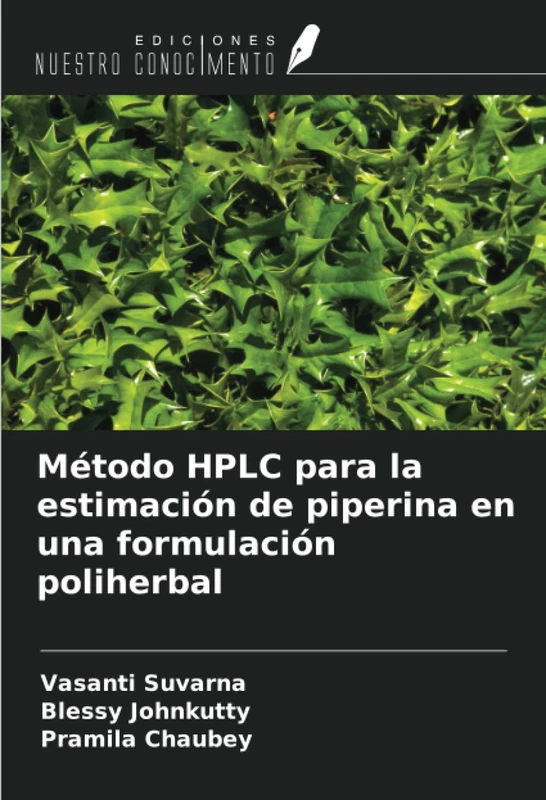 Método HPLC para la estimación de piperina en una formulación poliherbal