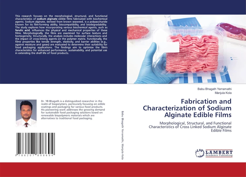 Fabrication and Characterization of Sodium Alginate Edible Films: Morphological, Structural, and Functional Characteristics of Cross Linked Sodium Alginate Edible Films