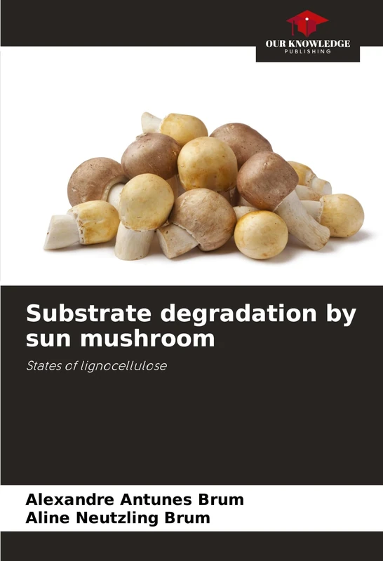 Substrate degradation by sun mushroom: States of lignocellulose