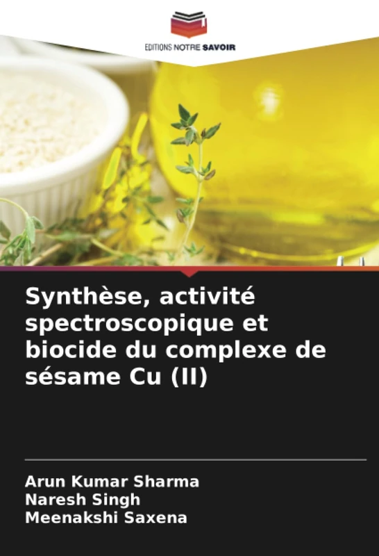 Synthèse, activité spectroscopique et biocide du complexe de sésame Cu (II)
