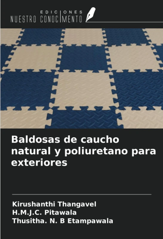 Baldosas de caucho natural y poliuretano para exteriores