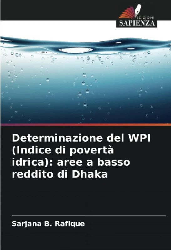 Determinazione del WPI (Indice di povertà idrica): aree a basso reddito di Dhaka - Image 1