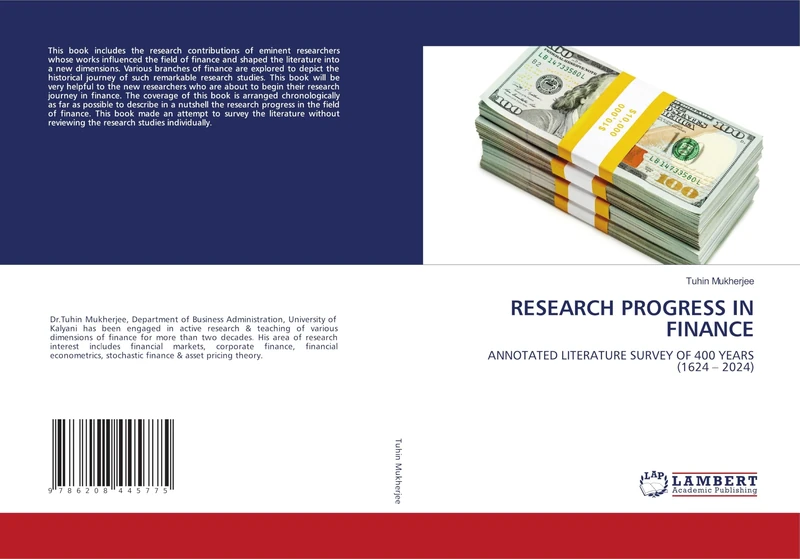 RESEARCH PROGRESS IN FINANCE: ANNOTATED LITERATURE SURVEY OF 400 YEARS (1624 – 2024)