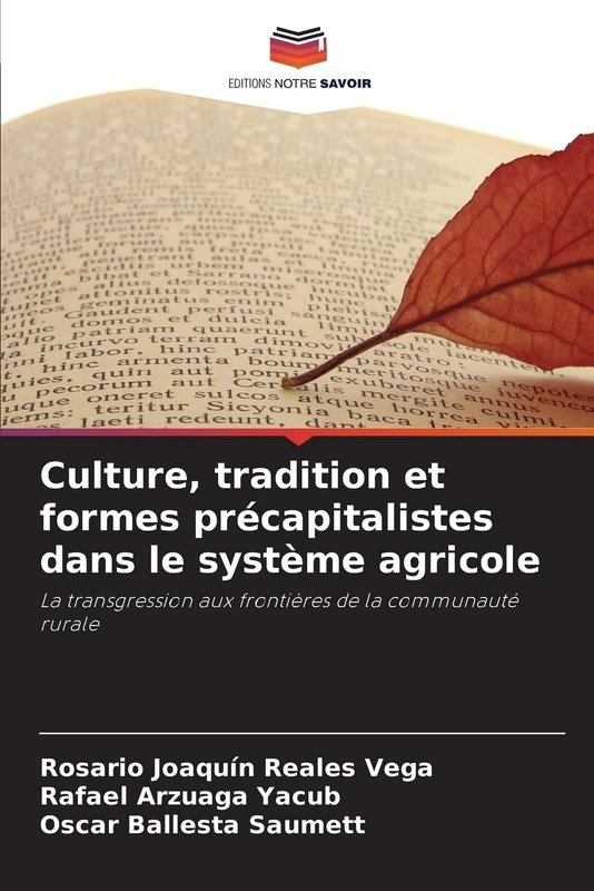 Culture, tradition et formes précapitalistes dans le système agricole: La transgression aux frontières de la communauté rurale