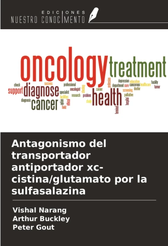 Antagonismo del transportador antiportador xc-cistina/glutamato por la sulfasalazina