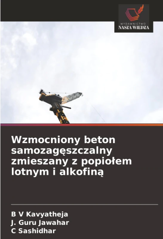Wzmocniony beton samozagęszczalny zmieszany z popiołem lotnym i alkofiną