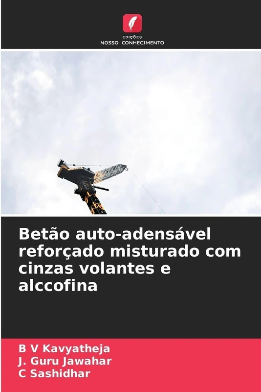 Betão auto-adensável reforçado misturado com cinzas volantes e alccofina