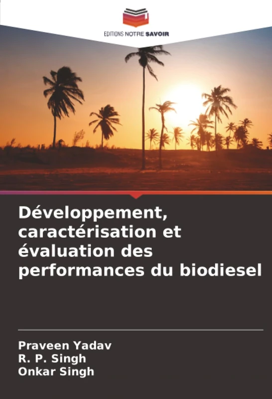 Développement, caractérisation et évaluation des performances du biodiesel
