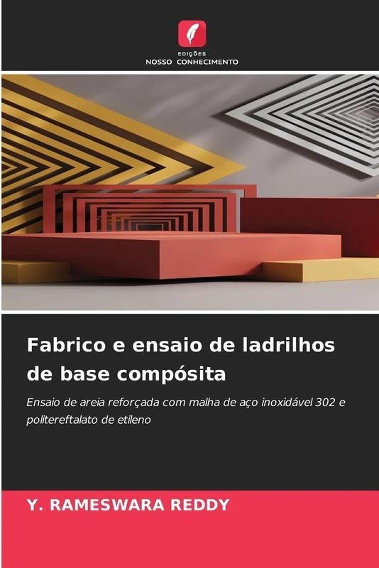 Fabrico e ensaio de ladrilhos de base compósita: Ensaio de areia reforçada com malha de aço inoxidável 302 e politereftalato de etileno