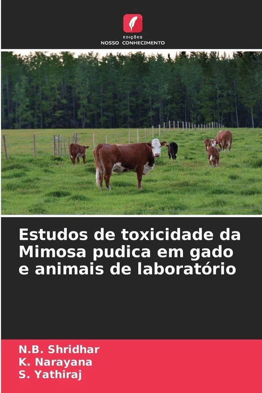Estudos de toxicidade da Mimosa pudica em gado e animais de laboratório