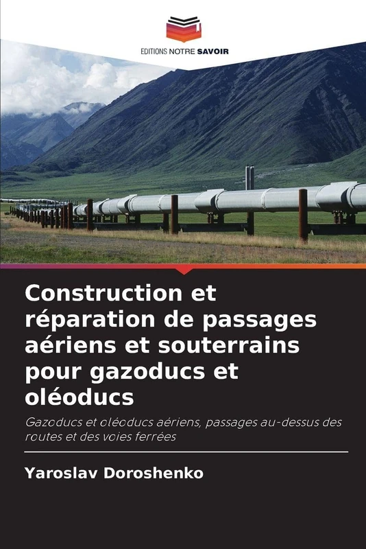 Construction et réparation de passages aériens et souterrains pour gazoducs et oléoducs: Gazoducs et oléoducs aériens, passages au-dessus des routes et des voies ferrées