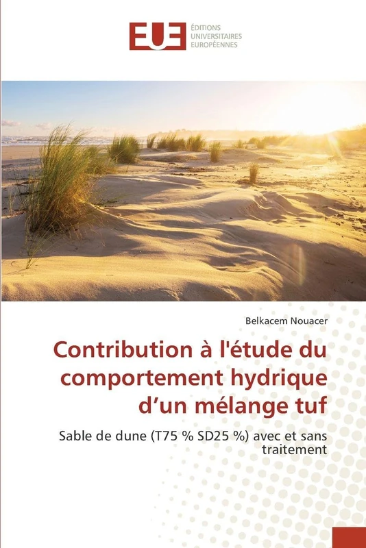 Contribution à l'étude du comportement hydrique d’un mélange tuf: Sable de dune (T75 % SD25 %) avec et sans traitement - Image 1