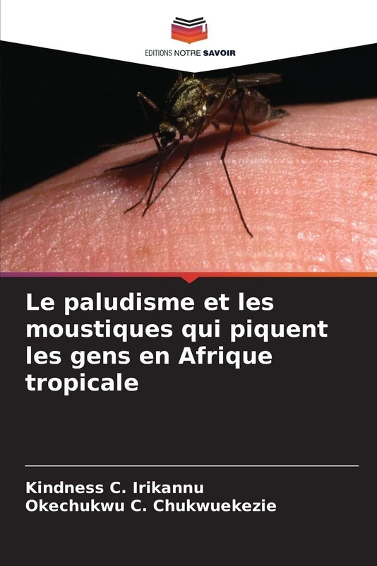 Le paludisme et les moustiques qui piquent les gens en Afrique tropicale
