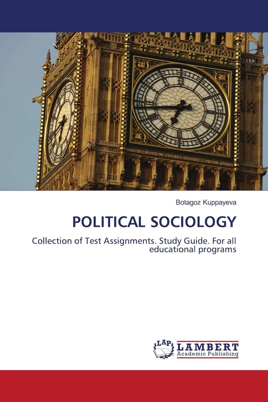 POLITICAL SOCIOLOGY: Collection of Test Assignments. Study Guide. For all educational programs - Image 1