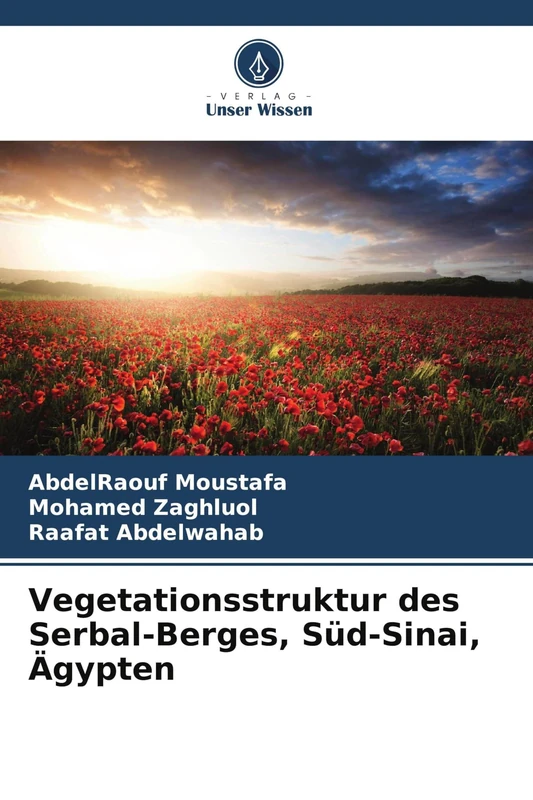 Vegetationsstruktur des Serbal-Berges, Süd-Sinai, Ägypten