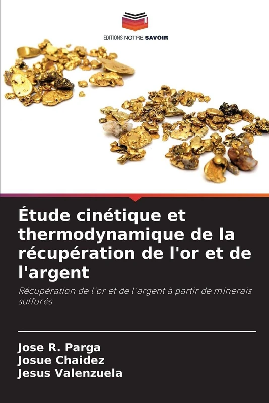 Étude cinétique et thermodynamique de la récupération de l'or et de l'argent: Récupération de l'or et de l'argent à partir de minerais sulfurés