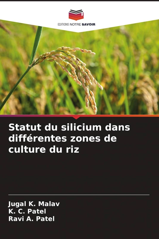 Statut du silicium dans différentes zones de culture du riz