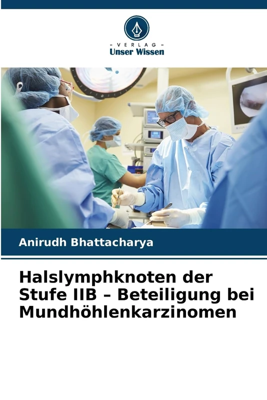 Halslymphknoten der Stufe IIB - Beteiligung bei Mundhöhlenkarzinomen