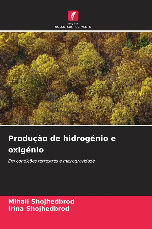 Produção de hidrogénio e oxigénio: Em condições terrestres e microgravidade