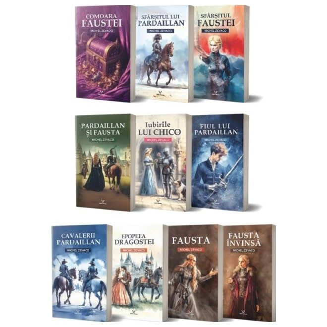 Pachet 10 Volume: Cavalerii Pardaillan
